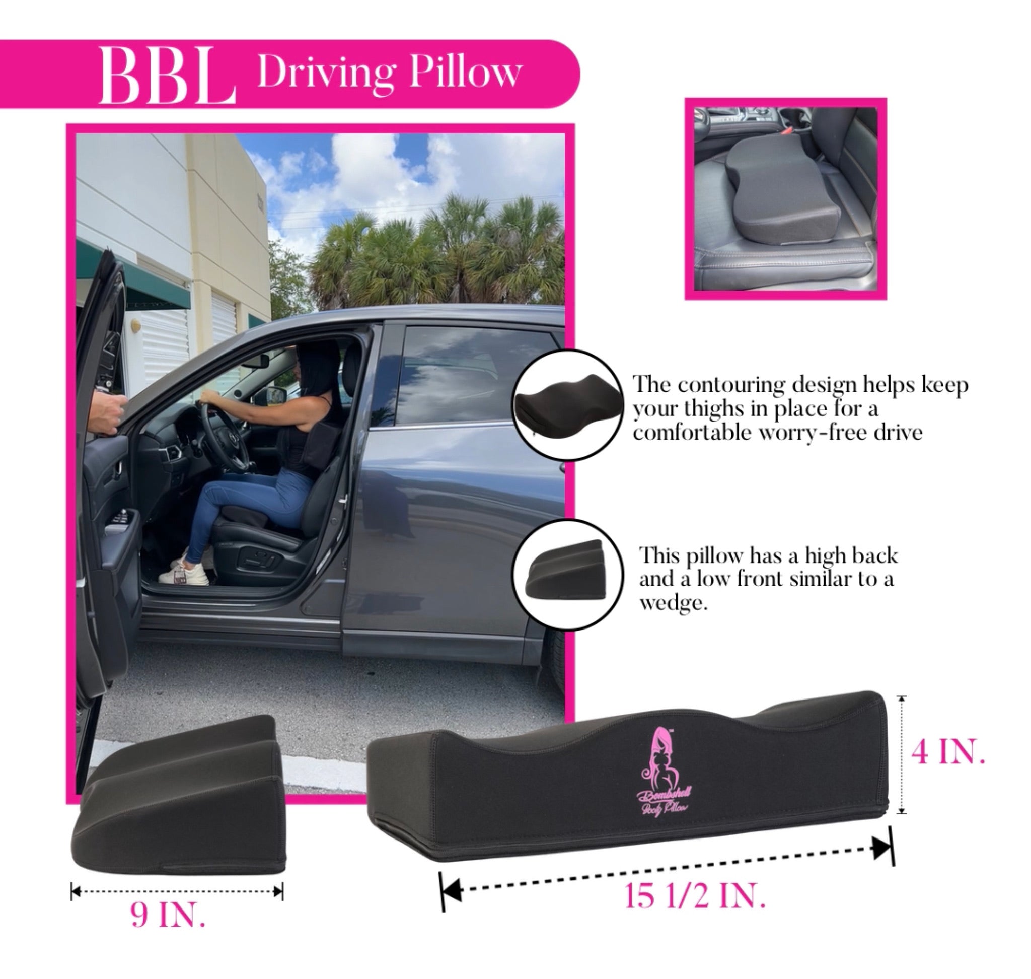 Butt Lift Recovery Driving Pillow